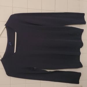 Cecil Women's 100% Cotton Navy Blue Long Sleeved T-shirt Size M